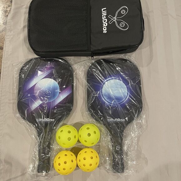 Pickleball Set With Carrying Bag NEW, Sports Games Outdoor Sports Tennis - Picture 2 of 13